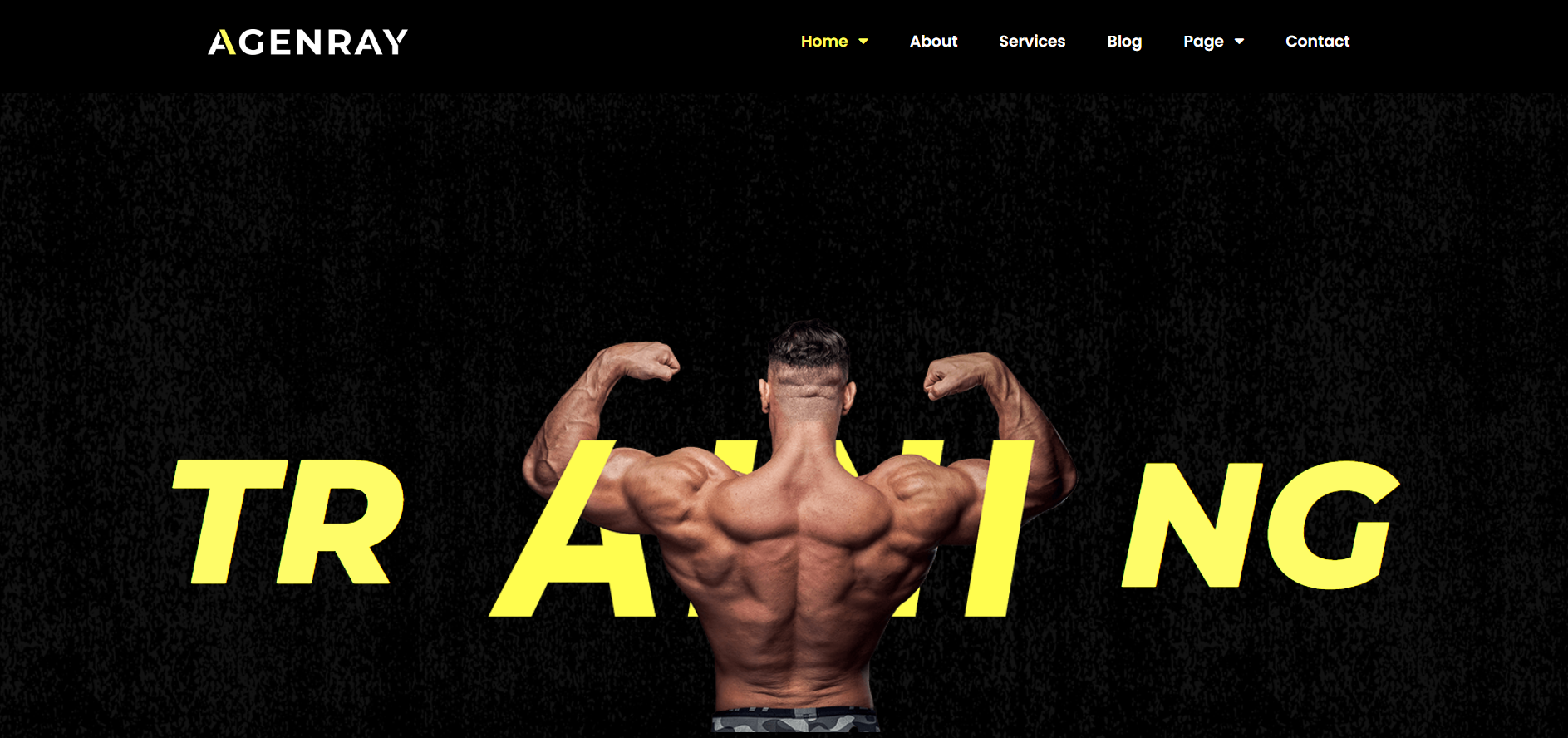 Gym Website Image