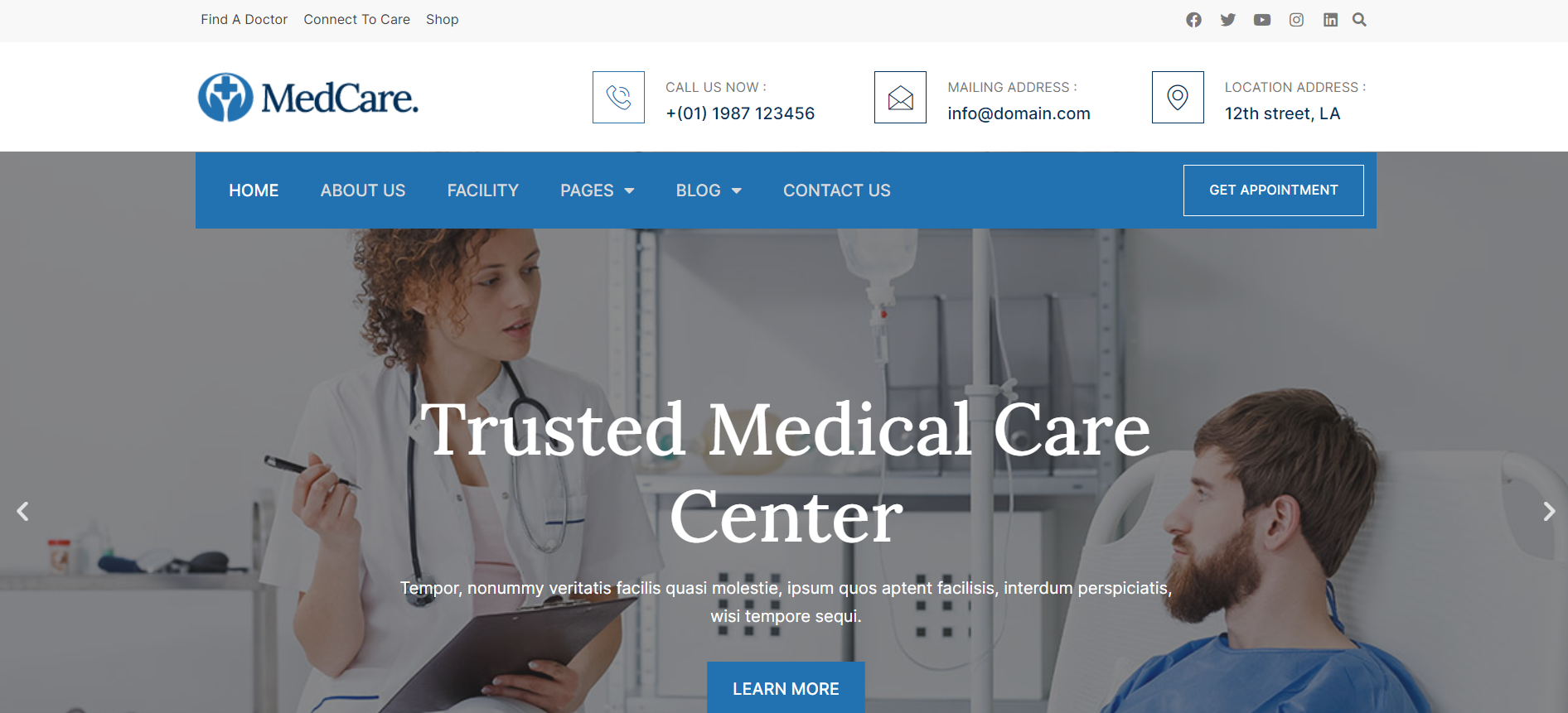 Healthcare Website Image